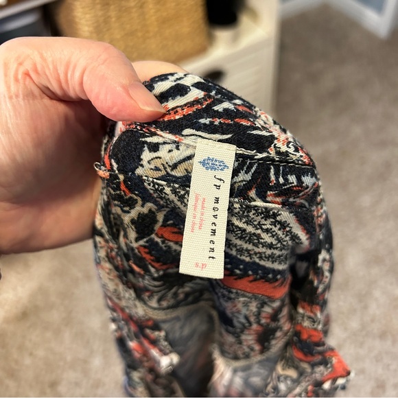 FP MOVEMENT Free People Printed Off to the Races Onesie Jumpsuit Size Small - Picture 12 of 15